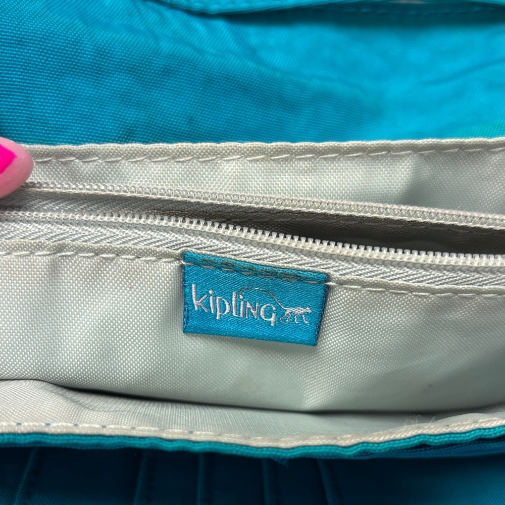 Kipling Turquoise Wallet - Picture 6 of 9